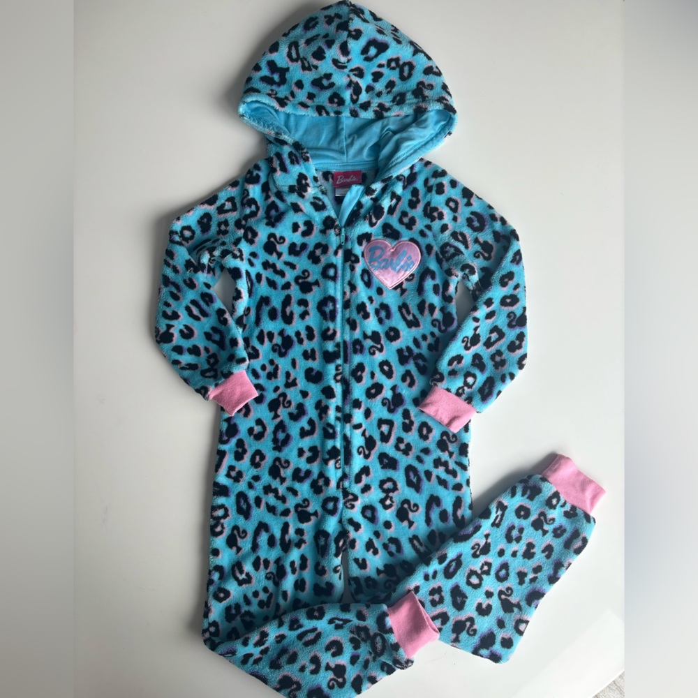 Barbie Leopard Hooded One Piece
